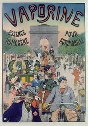 Plakat zur Werbung für das Benzinöl Vaporine